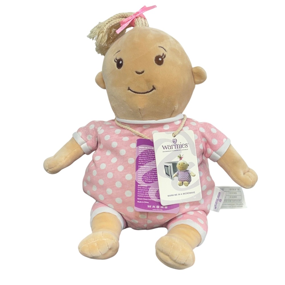 Scentsy Warmies Baby Doll Pink Microwavable Lavender Scented Kids Get Well Gift